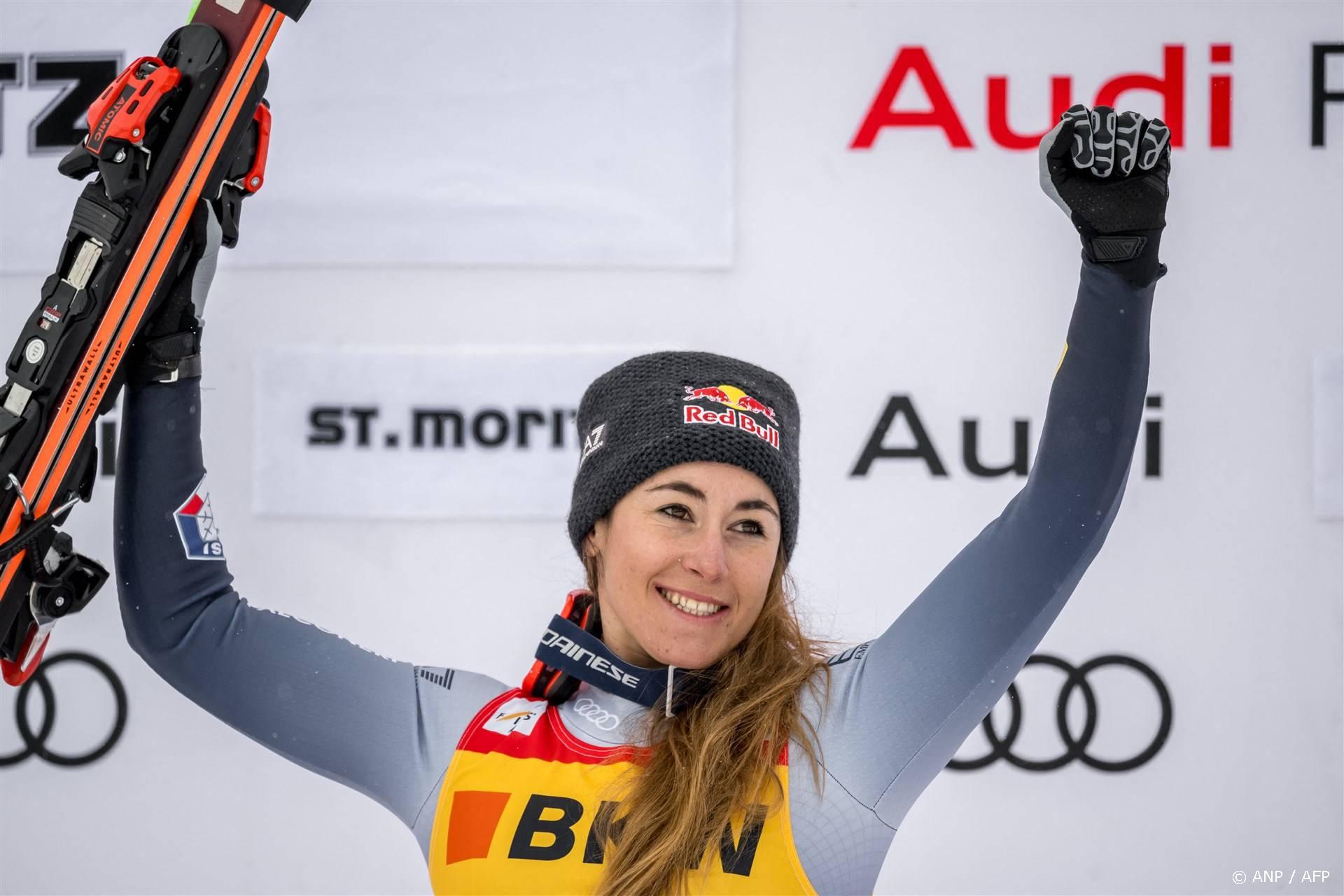 Sofia Goggia Zegeviert In Super G Wereldbekerwedstrijd Sankt Moritz