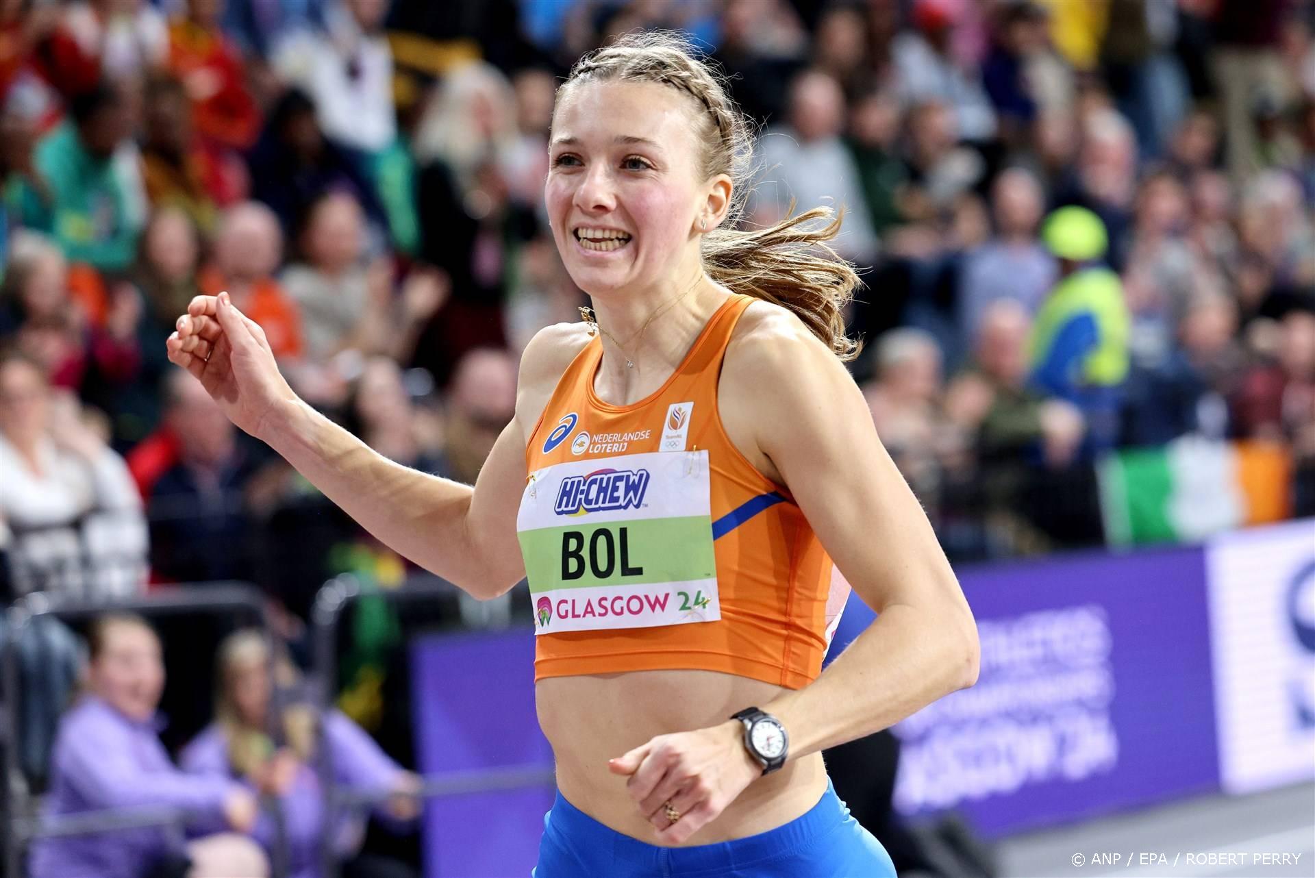 Femke Bol rent voor Olympische voorbereiding 400 meter horden in Londen