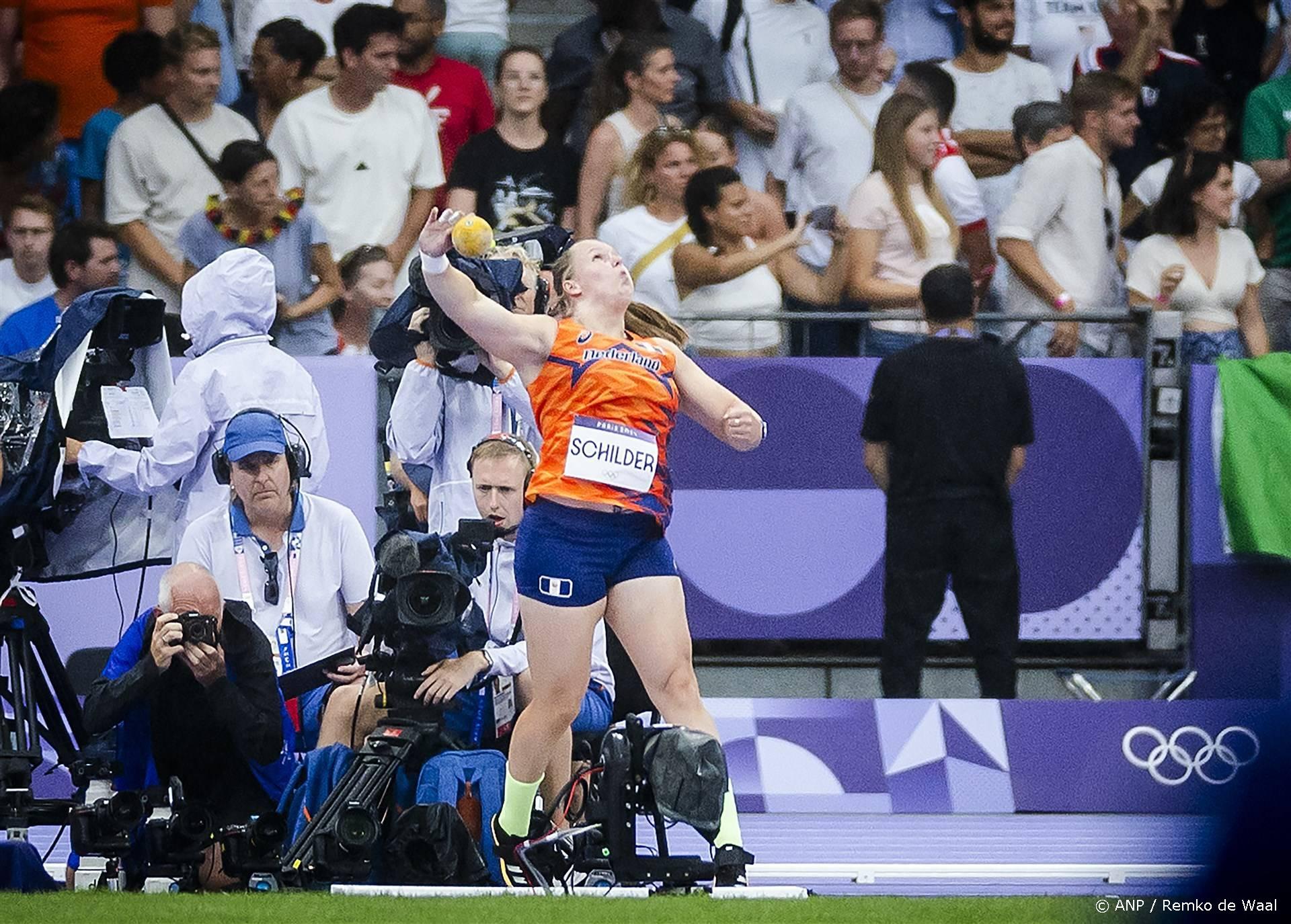 Schilder grijpt naast medailles bij kogelstoten op Olympische Spelen