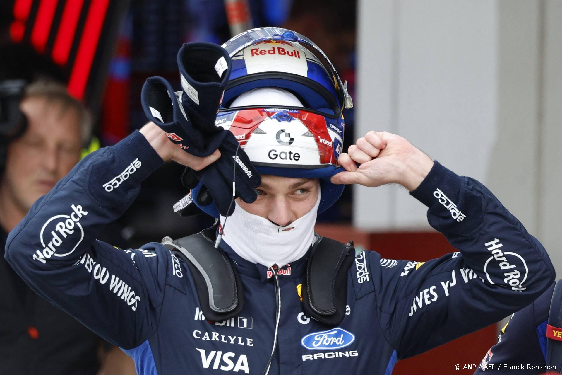 Red Bull Racing's Dutch driver Max Verstappen takes off his helmet in the pits during the qualifying session ahead of the Formula One Japanese Grand Prix at the Suzuka circuit in Suzuka, Mie prefecture on March 28, 2026. 
FRANCK ROBICHON / POOL / AFP
